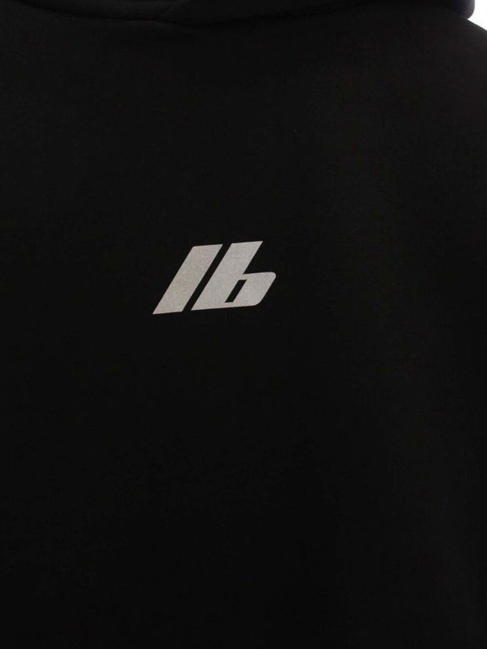 Balenciaga Large Fit Hoodie Pullover Sweatshirt Long Sleeve Logo 1 S Black - Picture 7 of 9